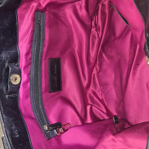 Cole Haan Brown Woven Leather Tote Shoulder Bag - Picture 12 of 13